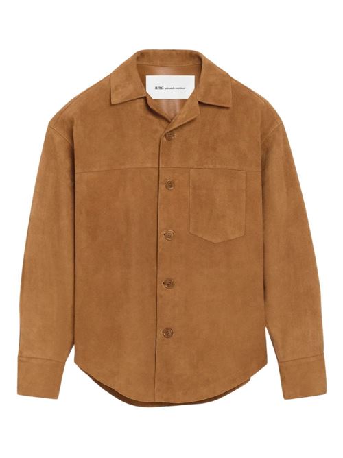 Suede Overshirt AMI PARIS | USH826LH0059236
